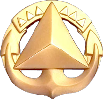 (image for) NOAA Command-at-Sea Insignia metal pin-Large