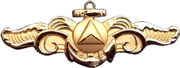NOAA Deck Officer Insignia (Senior Watch Officer/SWO) metal pin-Small