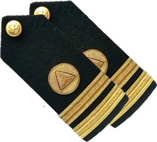 NOAA Hard Shoulder Boards (Male)-Lieutenant LT O-3