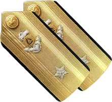 NOAA Hard Shoulder Boards (Male)-Rear Admiral Lower RDML O-7