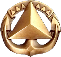 NOAA Small Craft Command Insignia metal pin-Large