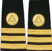 NOAA Soft Shoulder Boards (Unisex)-Commander CDR O-5
