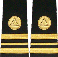 NOAA Soft Shoulder Boards (Unisex)-Lieutenant Commander LCDR O-4
