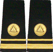 NOAA Soft Shoulder Boards (Unisex)-Lieutenant Junior Grade LTJG O-2