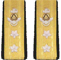 NOAA Soft Shoulder Boards (Unisex)-Rear Admiral Upper RADM O-8