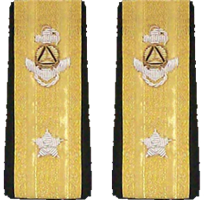 NOAA Soft Shoulder Boards (Unisex)-Rear Admiral Lower RDML O-7