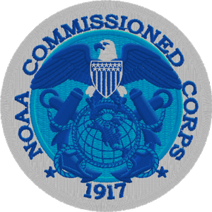 NOAA Corps Logo Flight Suit Patch 3"