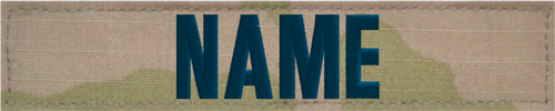 OCP Name Tape-Space Blue thread USSF