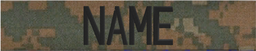 MARPAT Name Tape-Woodland