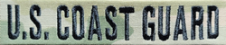 OCP Branch Tape-Black Thread U.S. COAST GUARD