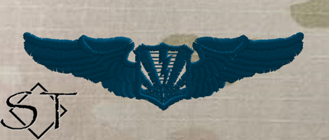 Air Force RPA Pilot Wings-Space Blue Basic