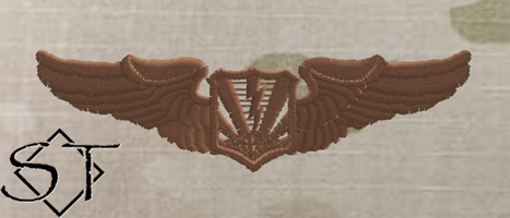 Air Force RPA Pilot Wings-Spice Brown Basic