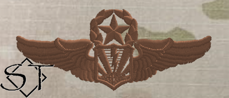 Air Force RPA Pilot Wings-Spice Brown Command