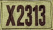 Border Patrol STAR Number/Custom Title Patch
