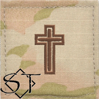 Chaplain Insignia, Christian USAF-OCP Velcro