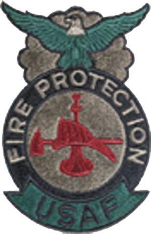 US Air Force Fire Protection Badge Patch