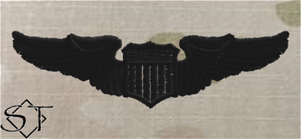 (image for) Air Force Pilot Wings Basic Black