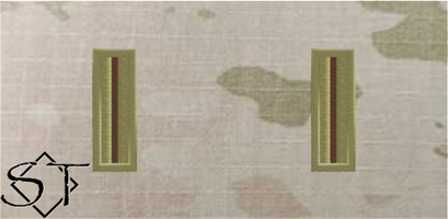 (image for) Air Force OCP W5 Chief Warrant Officer 5 Rank Insignia Sew-On (Pair)