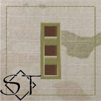 (image for) Air Force OCP W3 Chief Warrant Officer 3 Rank Insignia Pre-Folded 2x2 without Velcro
