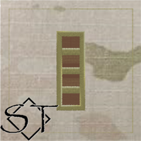 (image for) Air Force OCP W4 Chief Warrant Officer 4 Rank Insignia Pre-Folded 2x2 without Velcro