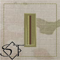(image for) Air Force OCP W5 Chief Warrant Officer 5 Rank Insignia Pre-Folded 2x2 without Velcro