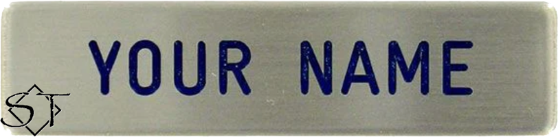 Air Force Metal Name Plate