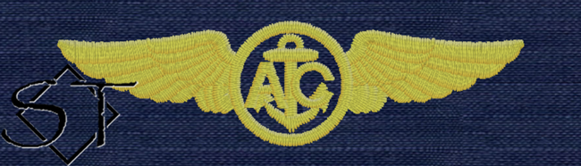 USCG Aircrew Embroidered Badge-ODU