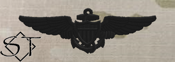 USCG Aviator Pilot Wings-OCP Army black