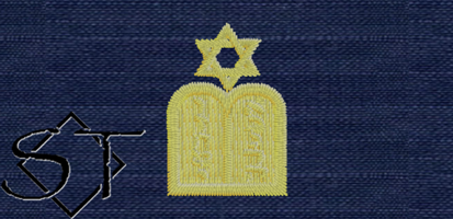 USCG Chaplain Jewish Collar Device - ODU