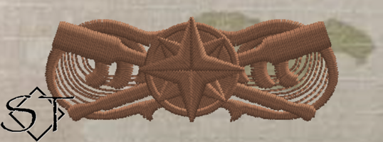 USCG Coxswain Insignia OCP Spice Brown