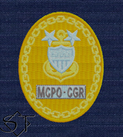 USCG Senior Enlisted Badges-E9 MCPO-CGR ODU