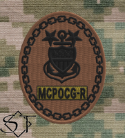 USCG Senior Enlisted Badges-E9 MCPOCG-R NWU iii (image for) USCG Senior Enlisted Badges-E9 MCPOCG-R NWU iii