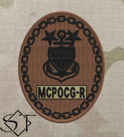 USCG Senior Enlisted Badges-Gold E9 MCPOCG-R OCP (image for) USCG Senior Enlisted Badges-Gold E9 MCPOCG-R OCP