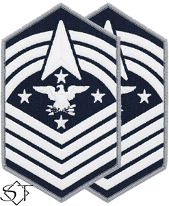 Space Force E9 Senior Enlisted Advisor to the Chairman Rank Insignia Full Color-Small (image for) Space Force E9 Senior Enlisted Advisor to the Chairman Rank Insignia Full Color-Small