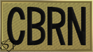 Brassard/Duty Identifier-Patch CBRN OCP-Black