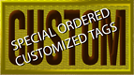 Custom Brassard / Duty Identifier Tab - 1 Line